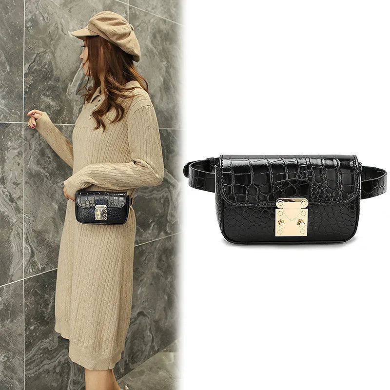Fashion Ladies Waist Bags Woman PU Leather Belts Wholesale Custom Women Belt Bag