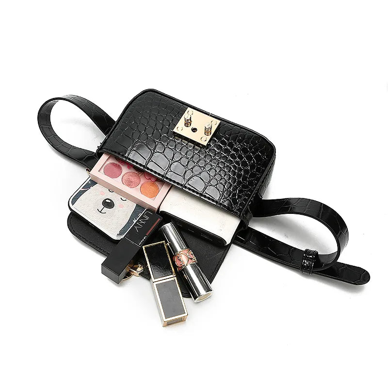 Fashion Ladies Waist Bags Woman PU Leather Belts Wholesale Custom Women Belt Bag