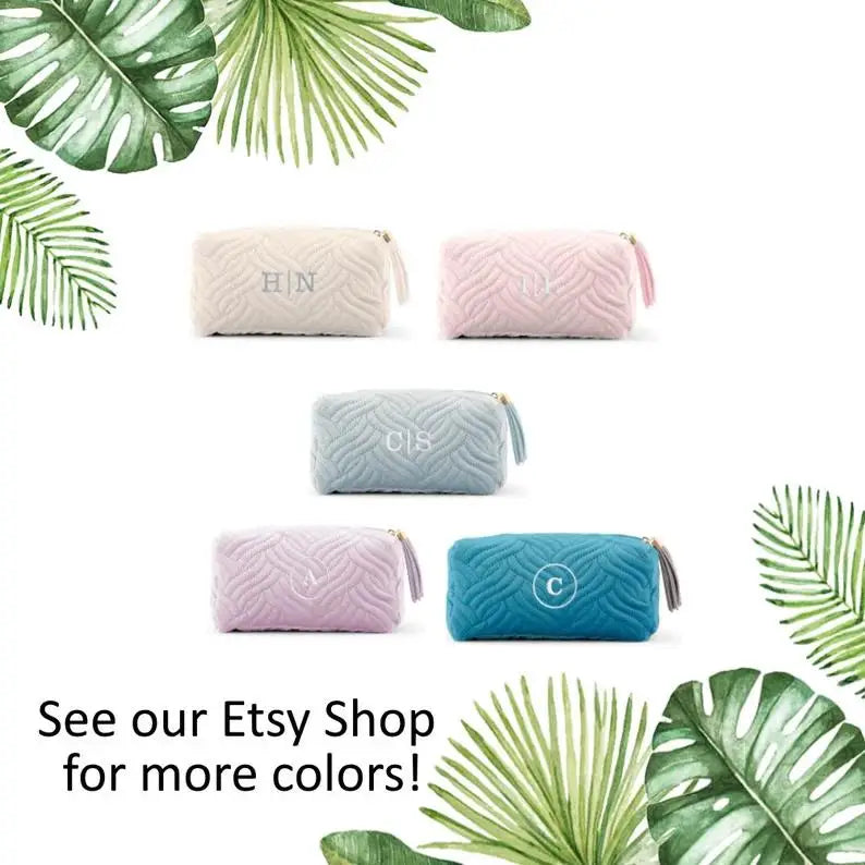 Fashion Travel Cotton Pouch Makeup Cosmetic Zipper Toiletry Bag Floral Organizer