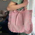 Full Color Printing Tote Bag Ruffle Tote Bag Fashion Custom Tote Bags No Minimum