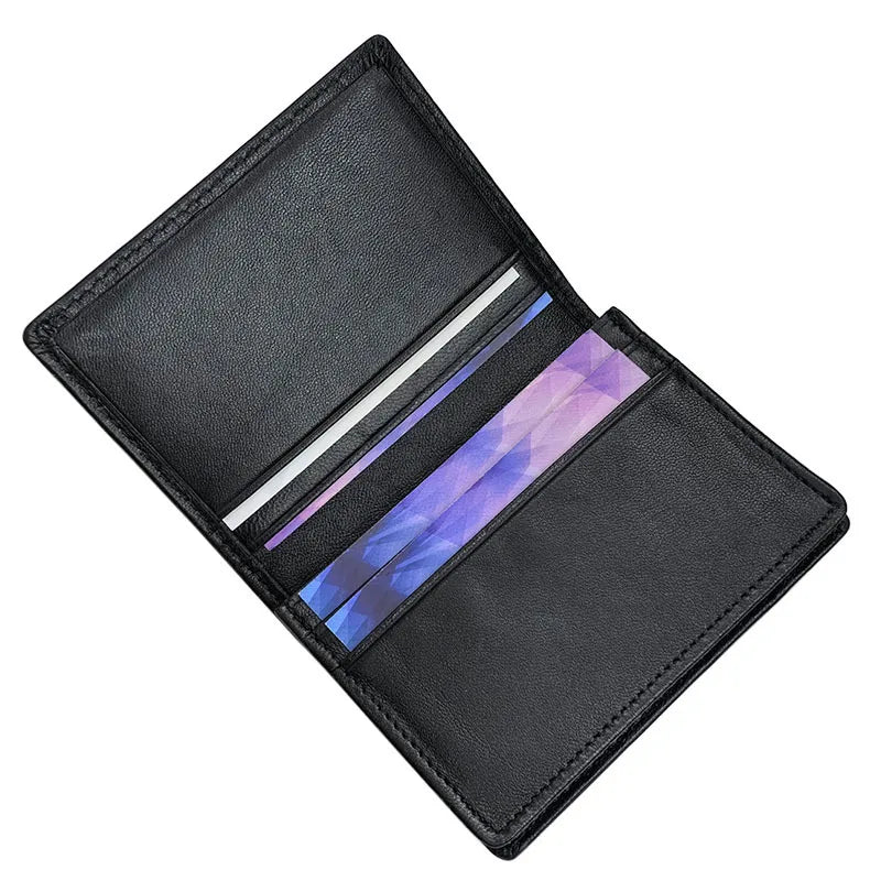 Genuine Leather Woven Wallet Card Bags Hot Selling Sheepskin Material Men and Women's Purse Card Holders