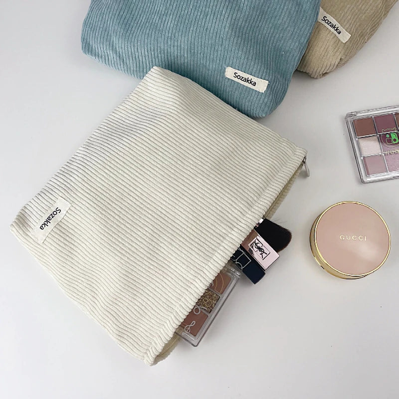Girl Pouches Small Plain Makeup Small Zipper Pouch Gift Toilet Bag