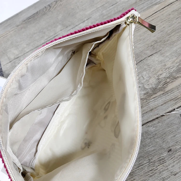 Girl Pouches Small Plain Makeup Small Zipper Pouch Gift Toilet Bag