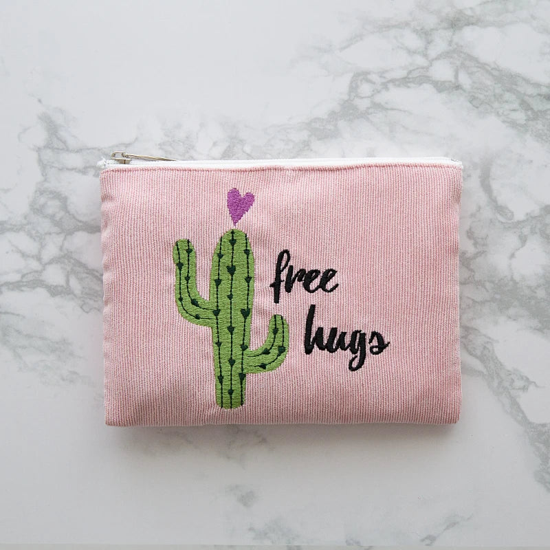 Girl Pouches Small Plain Makeup Small Zipper Pouch Gift Toilet Bag