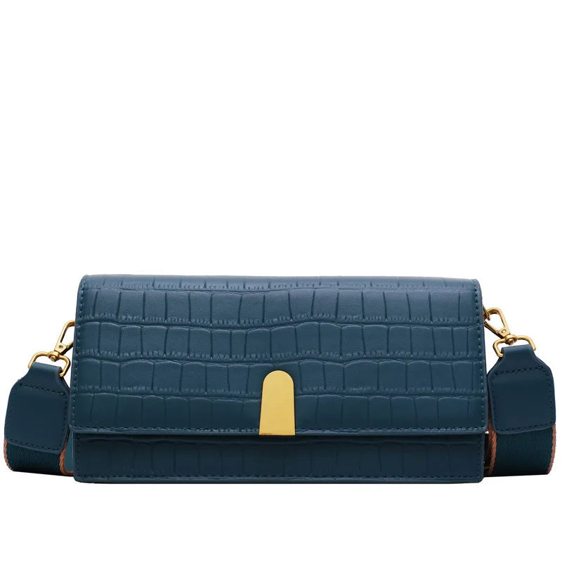 Handbag Making Supplies Latest Design Easy Carry Stone Pattern Long Shoulder Bag