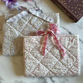 Handmade Floral Book Sleeve Cute Cotton Book Cover Custom Paperback Book Sleeve
