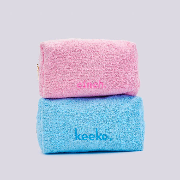 Handmade Towel Makeup Bag Cutest Terry Cloth Cosmetics Pouch