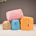 Handmade Towel Makeup Bag Cutest Terry Cloth Cosmetics Pouch