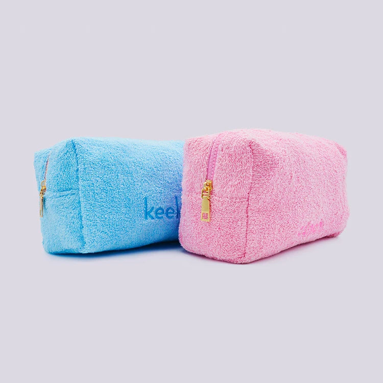 Handmade Towel Makeup Bag Cutest Terry Cloth Cosmetics Pouch