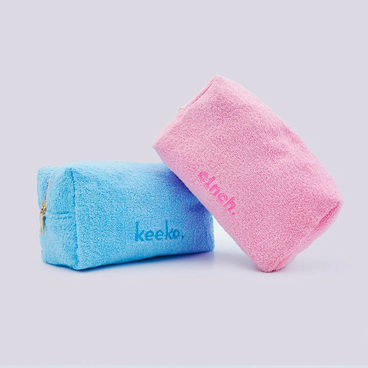 Handmade Towel Makeup Bag Cutest Terry Cloth Cosmetics Pouch