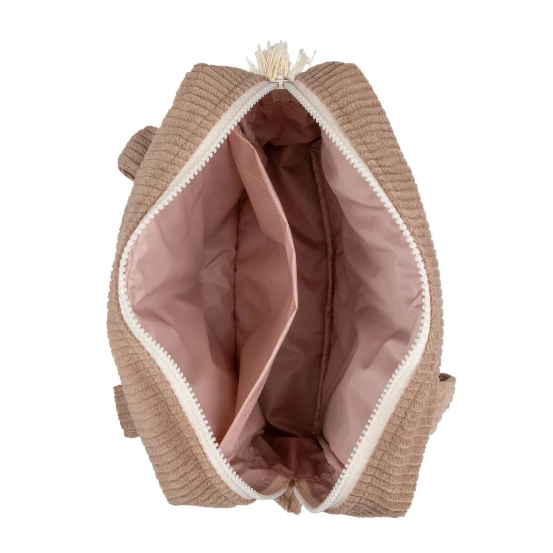 High Quality Cotton Makeup Bag Custom Capacious Bags Portable Corduroy Travel Case