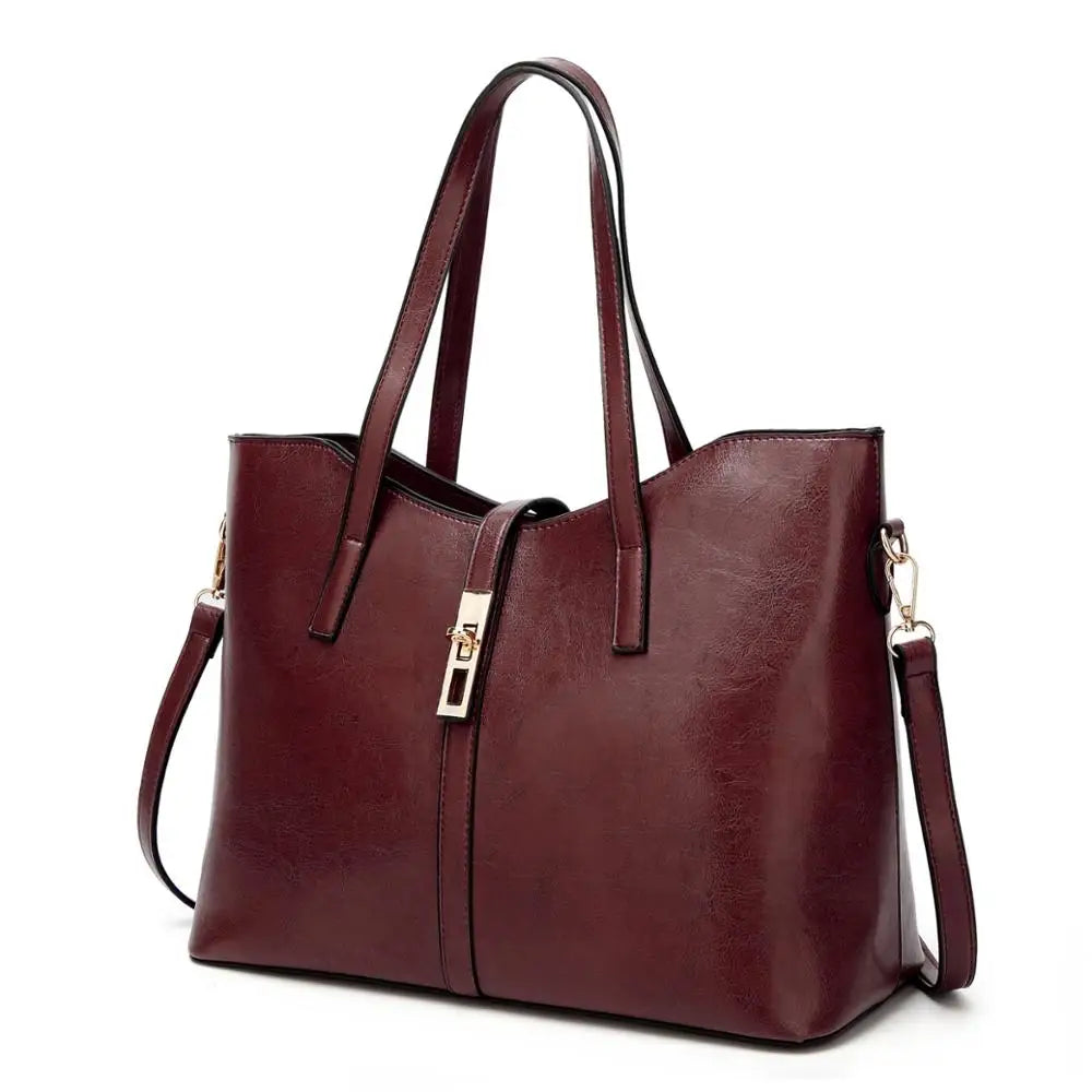 High Quality Professional Women's Pu Tote Shoulder Bag