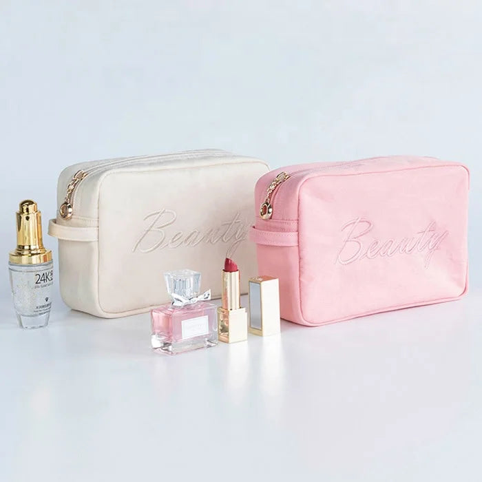 Hot Sale Cosmetic Bag Set Nylon Make up Bag Large Capacity Portable Storage Bag Custom logo