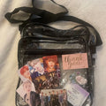Hot Sale clear Zipper Crossbody Bag PVC Tote Shoulder Bag Custom Transparent Messenger Bag for Ladies