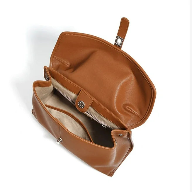 Hot Sale of Genuine Leather Women's Handbags Wholesale Ladies Bags Retro Style Cowhide Ladies Shoulder Bags Crossbody Bags