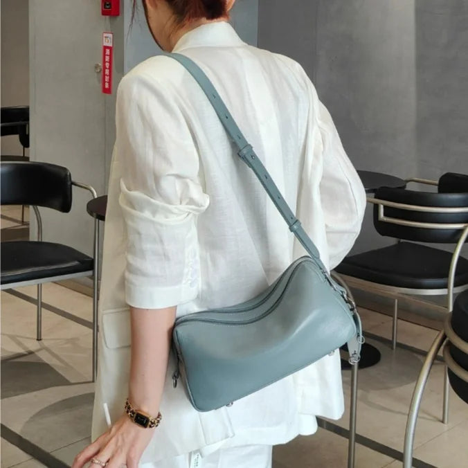 Hot Sale of Genuine Leather Women's Shoulder Bags Crossbody Bags Simple Fashion High Quality Cowhide Ladys Bags