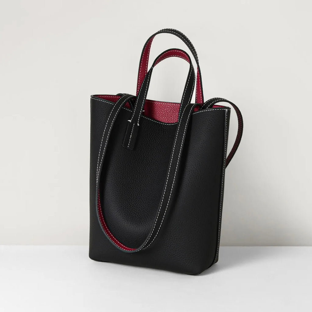 Hot Sale of Genuine Leather Women's Handbags Soft Cowhide Lightweight yet Spacious Double Sided Ladies Shoulder Bags Tote Bags