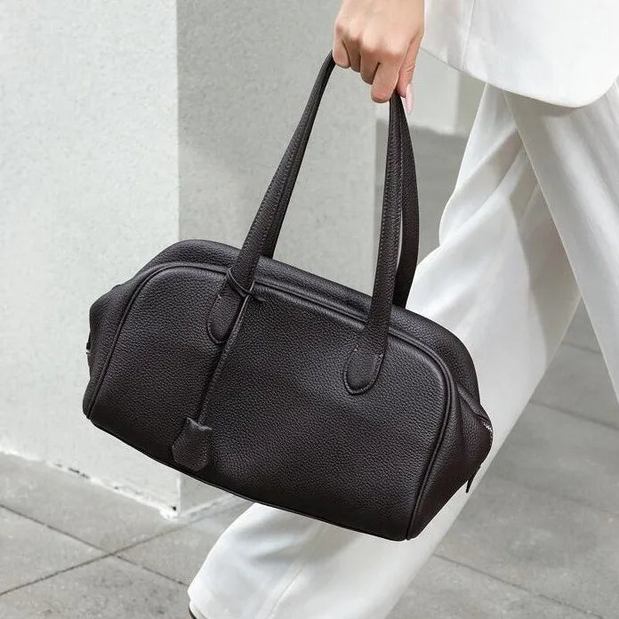 Hot Sale of Genuine Leather Women's Shoulder Bags Underarm Bags Simple Fashion High Quality Cowhide Handbags for Women