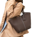 Hot Sale of Genuine Leather Women's Shoulder Bags Tote Bags Casual Fashion Cowhide Large Capacity Ladies Bags