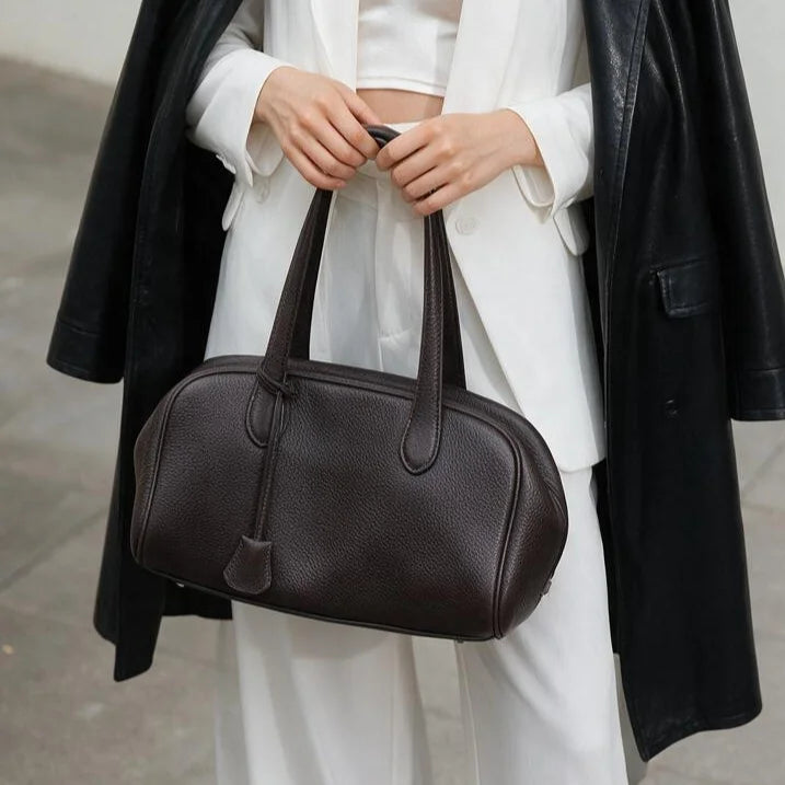 Hot Sale of Genuine Leather Women's Shoulder Bags Underarm Bags Simple Fashion High Quality Cowhide Handbags for Women
