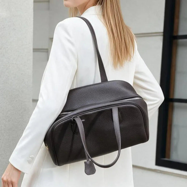 Hot Sale of Genuine Leather Women's Shoulder Bags Underarm Bags Simple Fashion High Quality Cowhide Handbags for Women