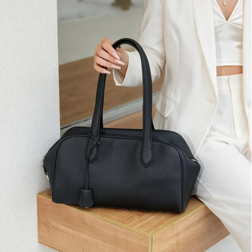 Hot Sale of Genuine Leather Women's Shoulder Bags Underarm Bags Simple Fashion High Quality Cowhide Handbags for Women