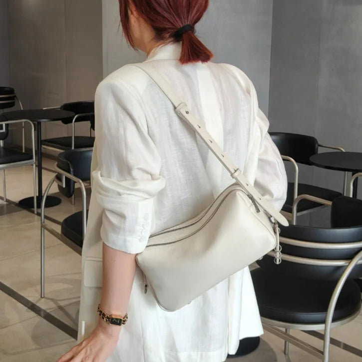 Hot Sale of Genuine Leather Women's Shoulder Bags Crossbody Bags Simple Fashion High Quality Cowhide Ladys Bags