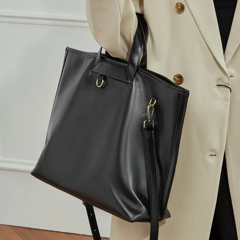 Hot Selling Genuine Leather Women's Handbags Vegetable Tanned Cowhide Ladies Bags Large Handbags for Women OEM ODM