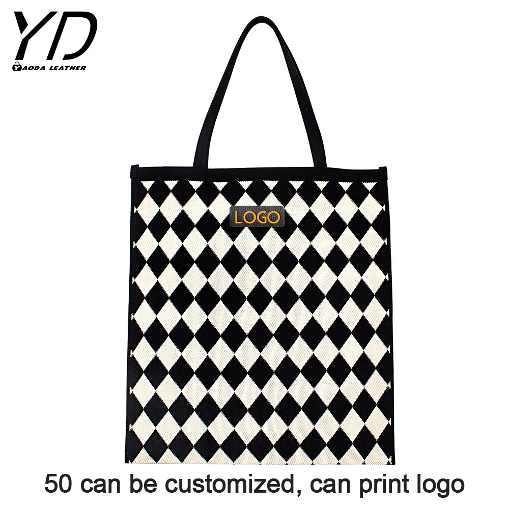 Hot Selling Shoulder Bag European and American Style Woven Handbag