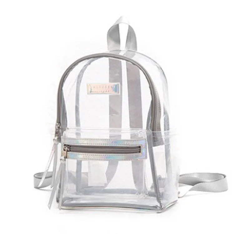 Hot Selling Waterproof Transparent Pvc Mini School Backpack for Children