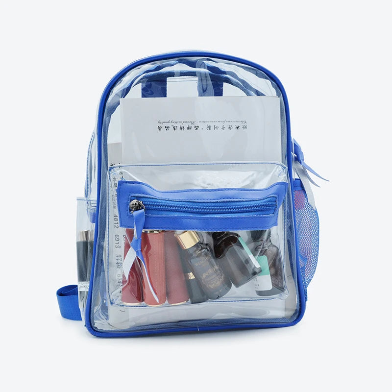 Hot Selling Waterproof Transparent Pvc Mini School Backpack for Children