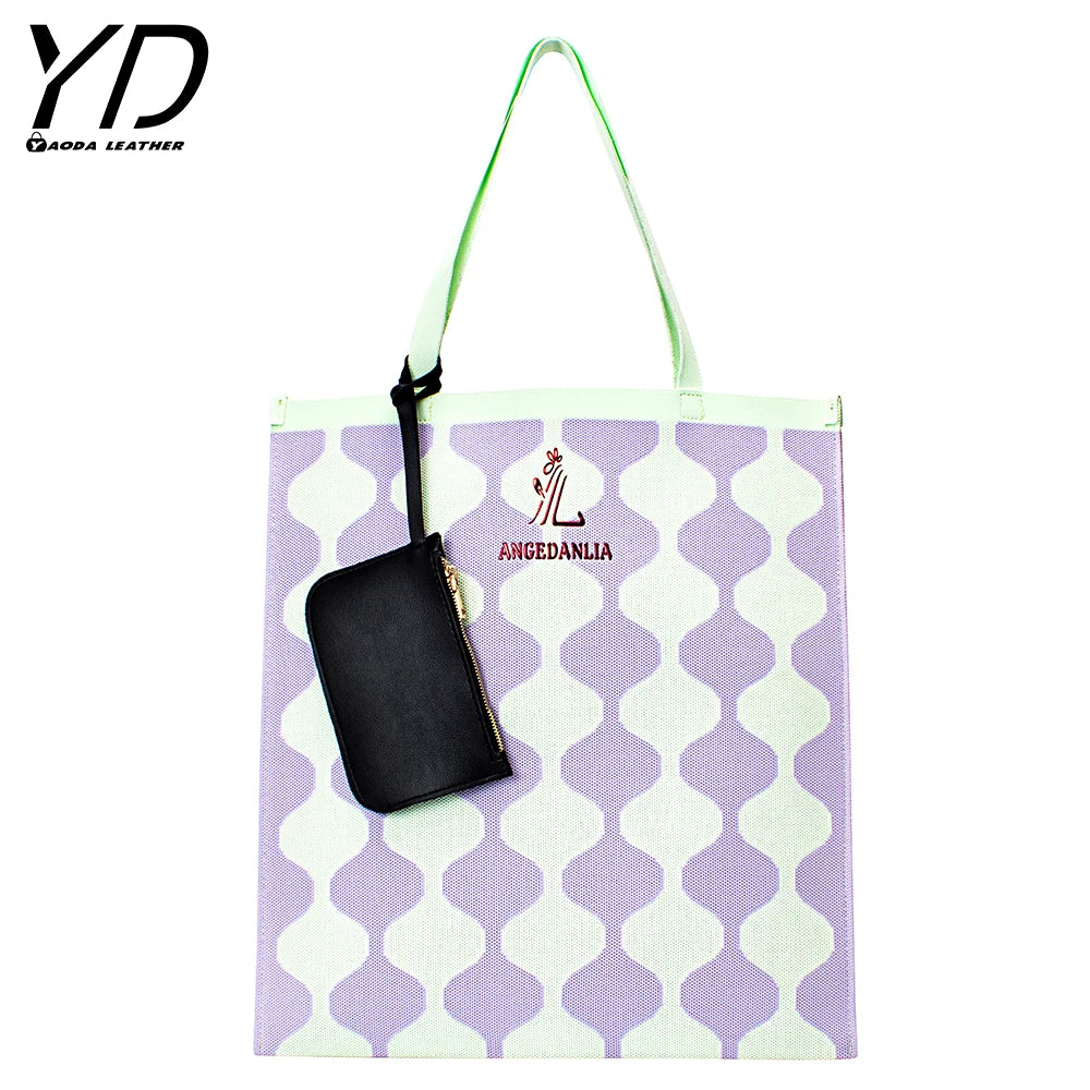 Hot Selling Wholesale Bohemian Square Tote Bag Knitted Handbags Handmade Woven Summer Beach Bag