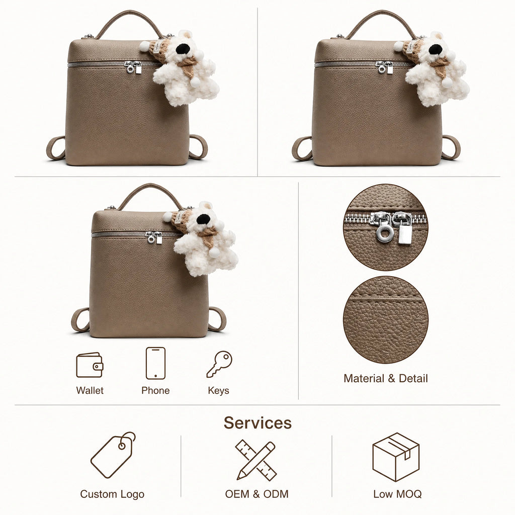 Korean Style Women's Autumn PU Leather Handbag Custom Logo OEM ODM Fashion Crossbody Shoulder Bag