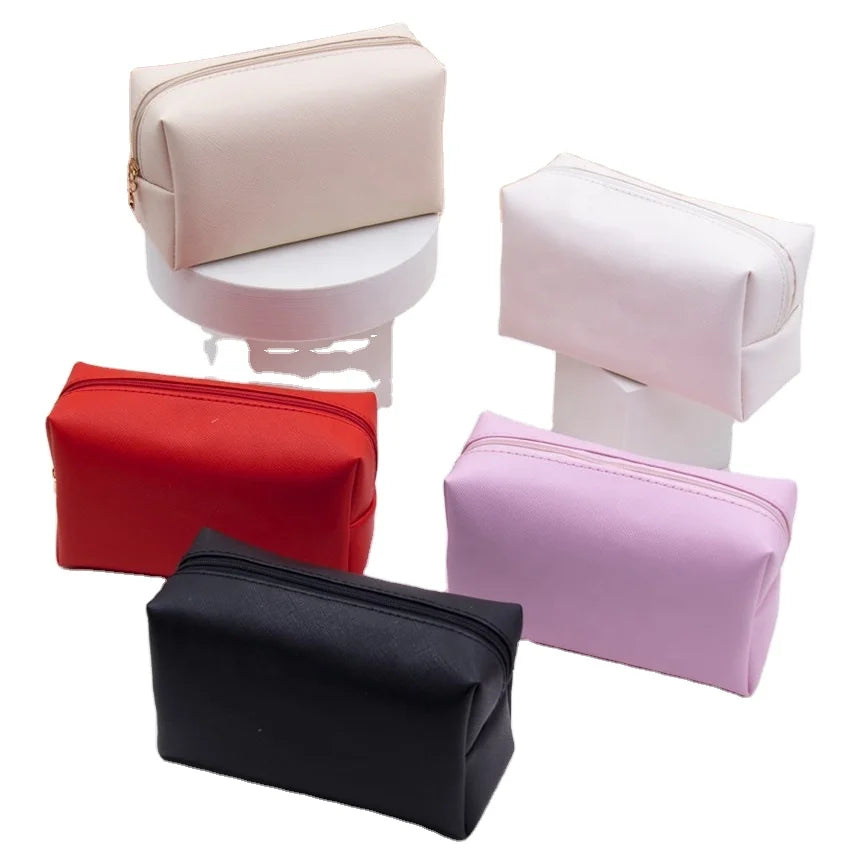Ladies Cosmetic Bag with Personalized logo Custom Zipper Bag for Makeup