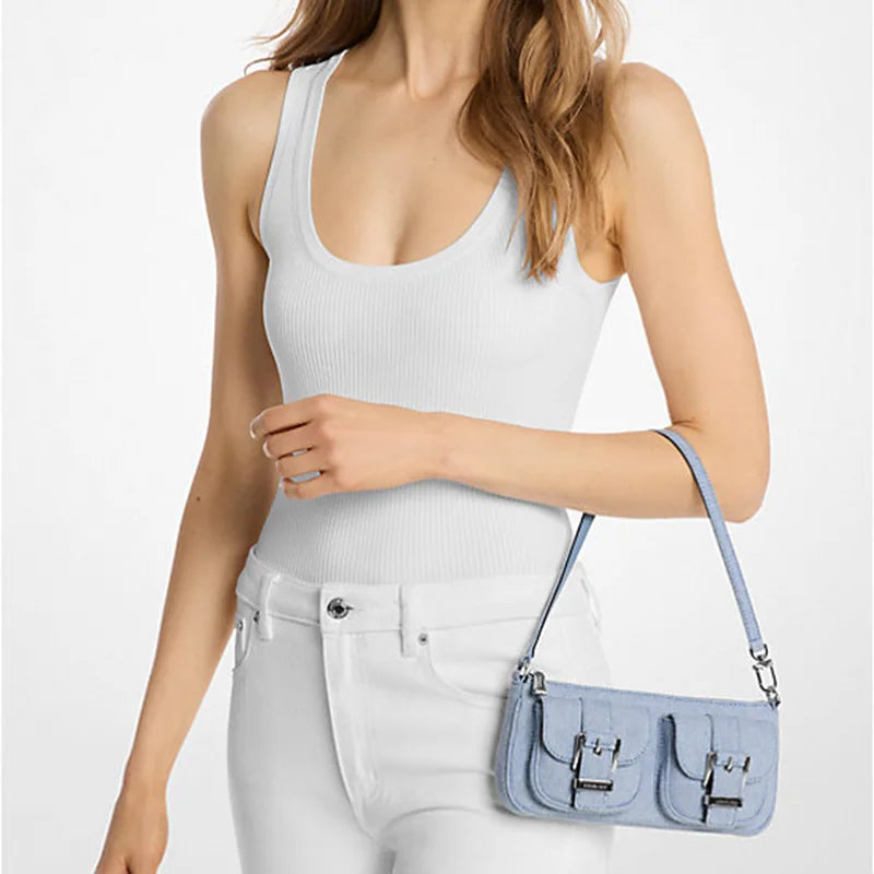 Ladies Handbags High Quality Denim Casual Tote Large Capacity Waterproof Durable Women's Underarm Fashion Shoulder Bags