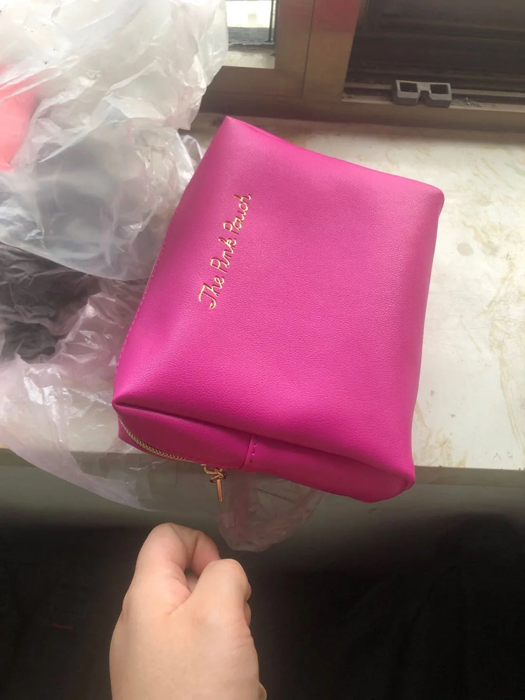 Light Weight Women Makeup Bag Custom Ladies Waterproof Pu Cosmetic Bag