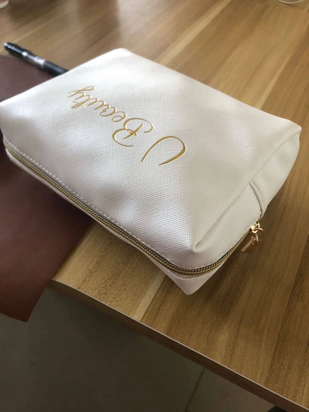 Light Weight Women Makeup Bag Custom Ladies Waterproof Pu Cosmetic Bag