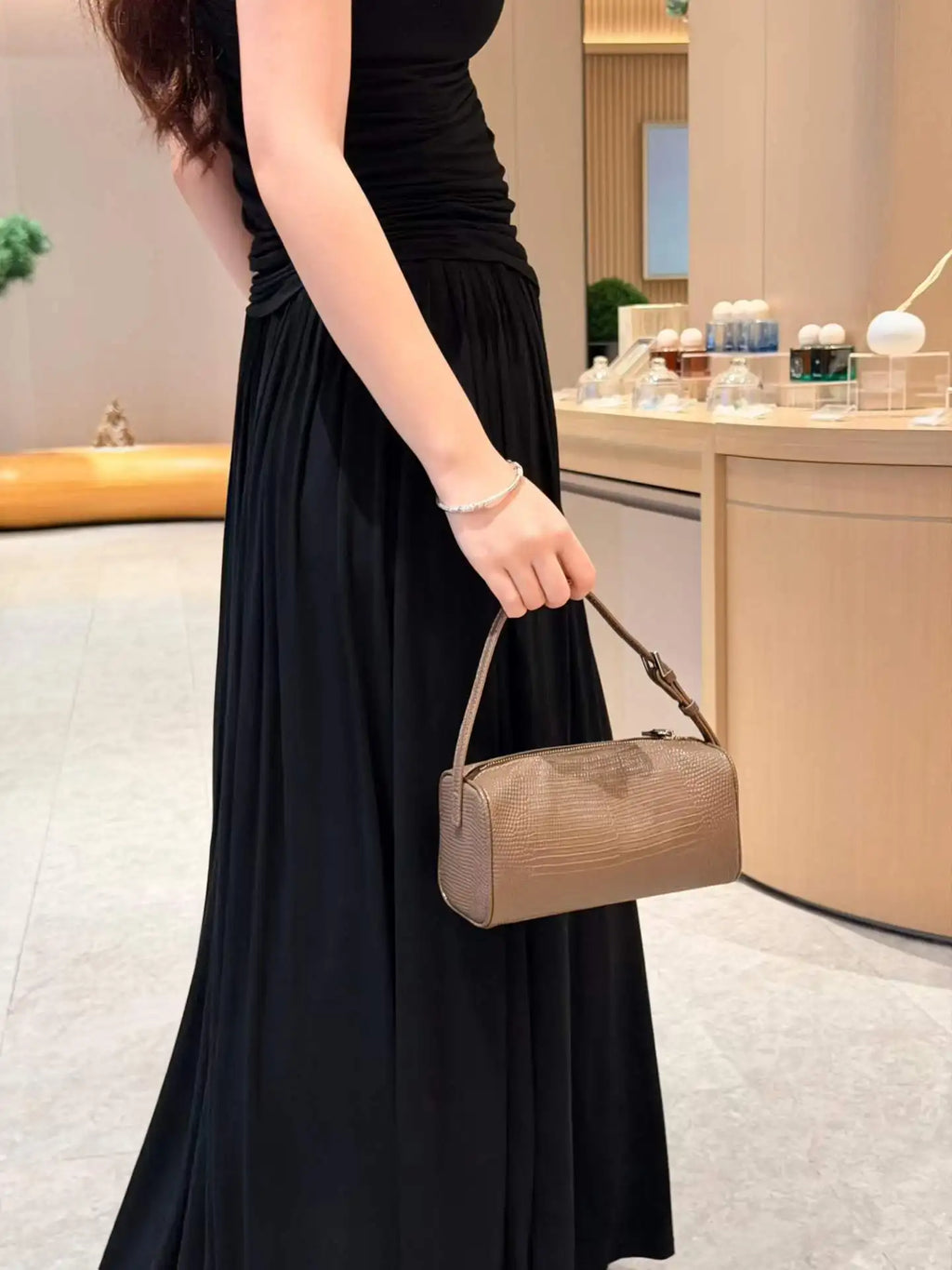 Lizard Print Ladies Bag Small Bag Luxury Genuine Leather Women's Handbag Crossbody Bags High Quality Cowhide Ladys Shoulder Bags