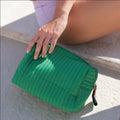 Luxury Quilting Makeup Bag Fashion Colourful Cosmetic Bag Beauty Soft Cotton Cosmetic Bag