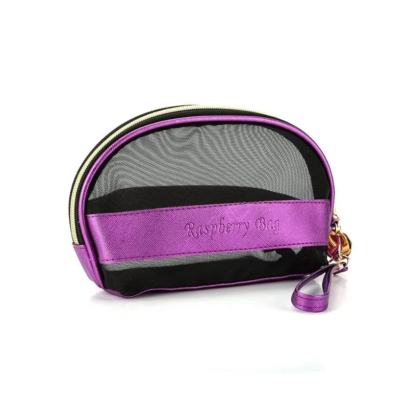 Luxury Travel Makeup Bags for Women Folding Storage Cosmetic Bag Beauty Private Label White Wholesale
