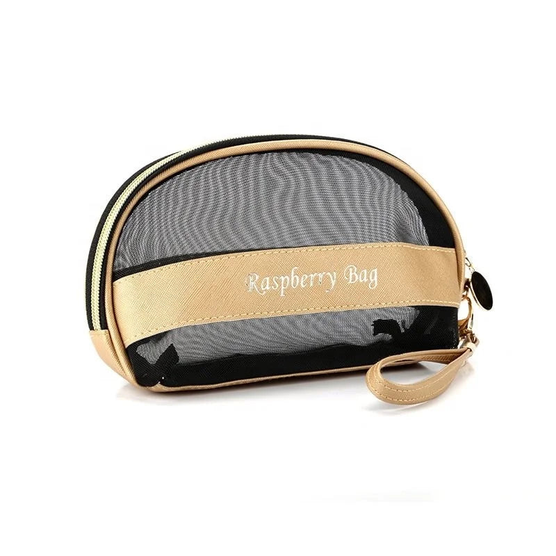 Luxury Travel Makeup Bags for Women Folding Storage Cosmetic Bag Beauty Private Label White Wholesale