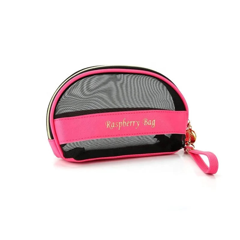 Luxury Travel Makeup Bags for Women Folding Storage Cosmetic Bag Beauty Private Label White Wholesale