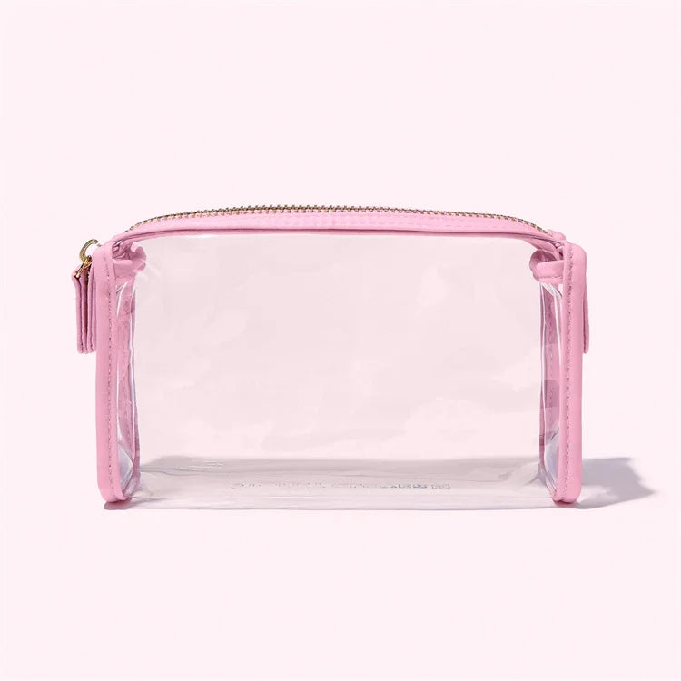 Make up clear Zipper Makeup Transparent Cosmetics Bag Pvc 2023