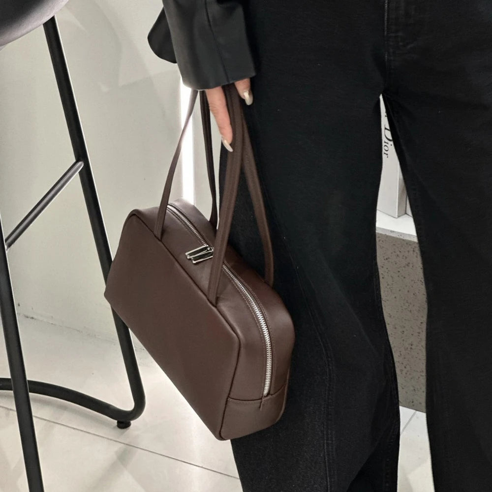 Manufacturers Custom Wholesale OEM Lady High Quality Fashion Vintage Armpit Bag Genuine Leather Handbags for Women