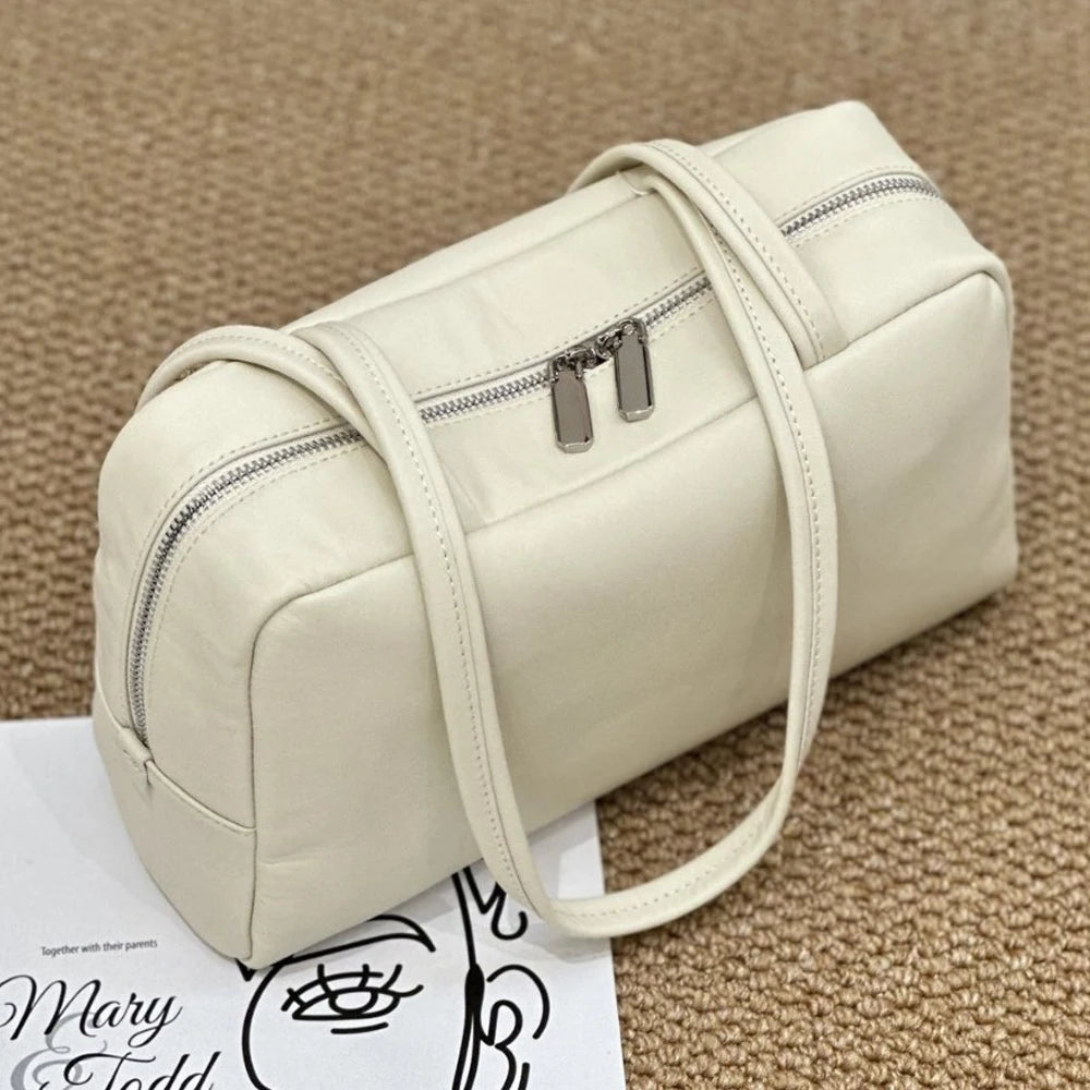 Manufacturers Custom Wholesale OEM Lady High Quality Fashion Vintage Armpit Bag Genuine Leather Handbags for Women