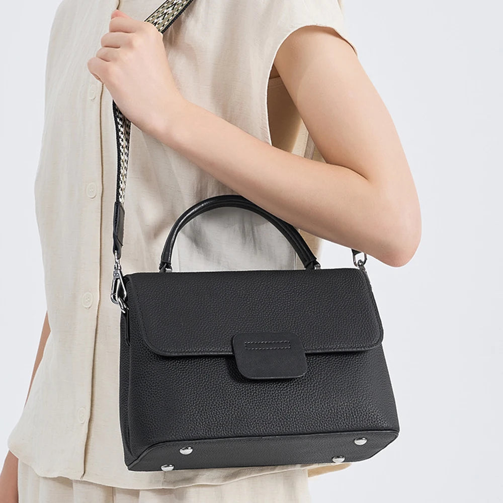 Manufacturers Wholesale Custom 2025 New Lady Vintage Fashion High Quality Women's Suede Genuine Leather Armpit Handbag