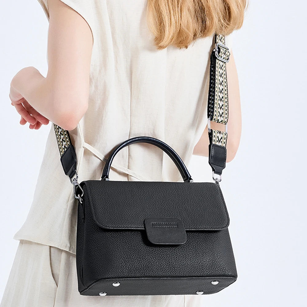 Manufacturers Wholesale Custom 2025 New Lady Vintage Fashion High Quality Women's Suede Genuine Leather Armpit Handbag