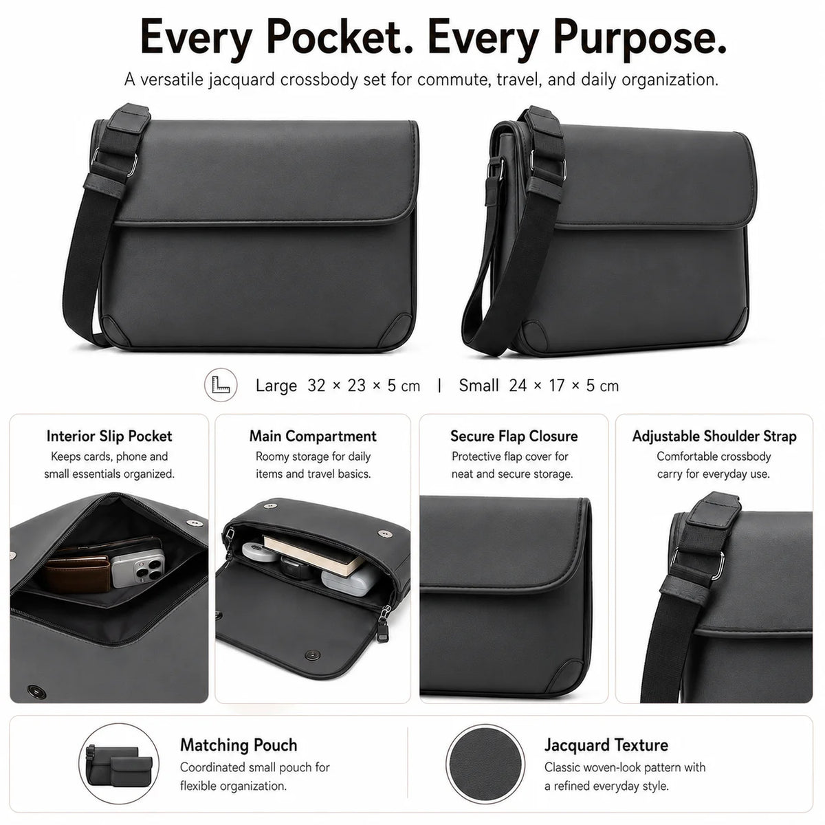 Men's Toros Fashionable OEM ODM Custom Logo Crossbody Business Messenger Bag PU Material Zipper Closure All Seasons