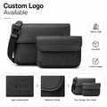 Men's Toros Fashionable OEM ODM Custom Logo Crossbody Business Messenger Bag PU Material Zipper Closure All Seasons