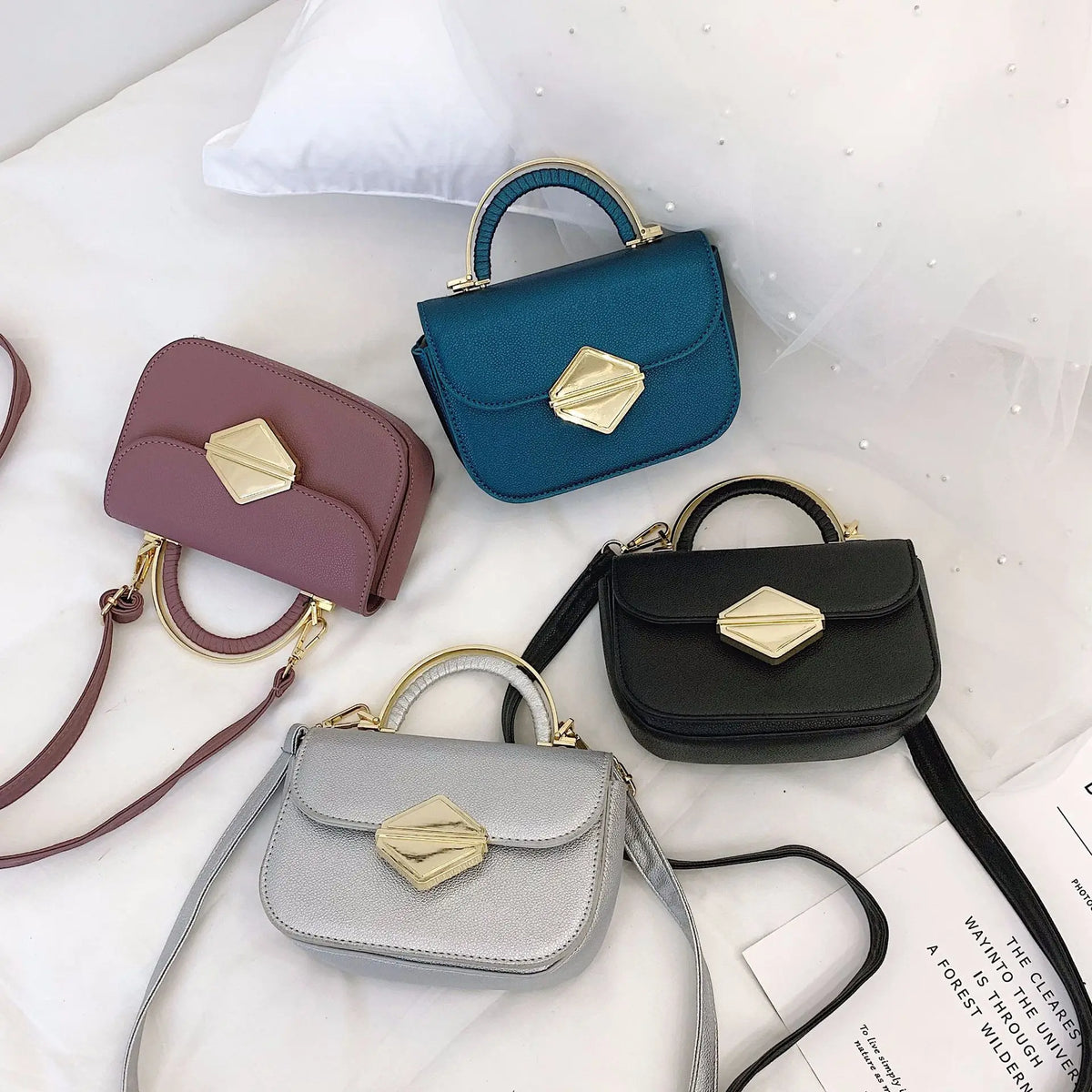 New 2019 Casual Fashion Trend Crossbody Bag Strap Women Single Custom Shoulder Pu Leather Women Handbag